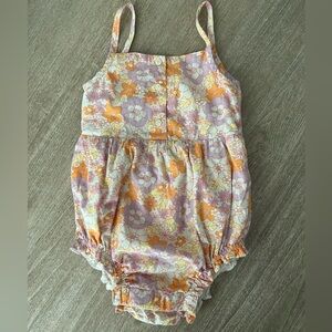 Like new Baby Gap Bubble in Beautiful Floral Print